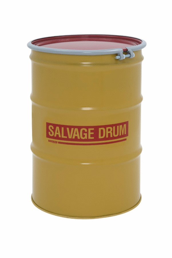 New 85 Gallon Overpack Steel Drum - Containment